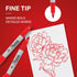 Sharpie Permanent Markers, Fine Tip, Quick Drying and Fade Resistant, Red, 12 Count for Plastic, Metal, Wood, and More