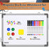 Monthly Calendar Whiteboard Cork Board Combination, 17"x13" Magnetic Dry Erase Board, Double-Sided, Portable for Home