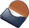 MaxGear Business Card Holder Case, PU Leather for Purse, Magnetic Travel Card Holder Wallet, Navy