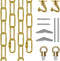 Omytie 15 Ft Heavy Duty Hanging Chain Kit with Connection Locks & Swag