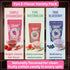3-Pack 8oz Colorwayz Dye-Free Cotton Candy Sugar All Natural Floss Sugar for Cotton Candy Machines Variety Strawberry