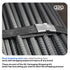 IDL Packaging Open (Snap-On) Seals for 1/2" Strap Width Steel Strapping, Pack of 100