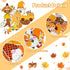 Faccito 70 Pcs Fall Bulletin Board Decorations Set, Hello Fall Cutouts with Autumn Gnome Pumpkin Borders