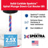 Amana Tool Spektra Extreme Tool Life Solid Carbide CNC Down-Cut Spiral Plunge Router Bit, 46054-K, 1/4 Dia