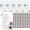 Qpige Bulk 50 Memorial Cards Funeral Favors for Guest, Funeral Wake Celebration of