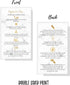 Hyaluron Pen Filler Aftercare Instruction Card, 50 Pack, Physical Printed Business Card Size, Marble Look Design