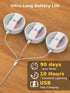 BR168 3 Pack Smiling Shark Linkage Motion Sensor Night Light LED Smart Linked PIR & Light Sensing, Rechargeable