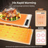 ASTHAN Countertop, 24 16 6 Settings, 6 248F, Food Warming Mat for x in, Temp Timer Modes, Child Lock, Buffet & Party