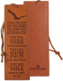 Christian Art Gifts Vegan Faux Leather Scripture Bookmark for Men - Hope in The Lord, Isaiah 40:31