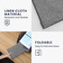 6020e 6055e kwmobile Linen Dust Cover Compatible with HP Envy / Envy Dust Cover - Printer Protection - Dark Grey