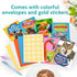 96 Set 4.5 6.25 Pack T MARIE Funny Animal and Punny Notecard with Envelopes and Stickers - x Bulk - Cute and Colorful