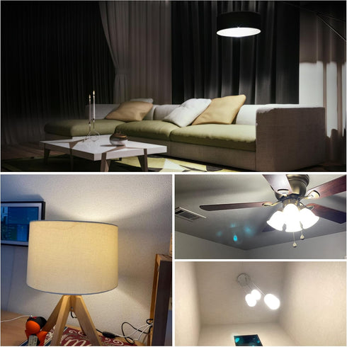 Big E26 E27 LED Corn Light Bulb, 150W Equivalent, 2000lm, 4000K Natural White, 15W Non-dimmable, 5 Pack