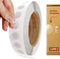 MESS Clear Round Labels, 1 Inch (1,000/Roll) – Transparent Sealing Dots, Wafer Tab Seals, Envelope Seal Stickers