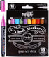 Loddie Doddie Fine Liquid Chalk Markers, 10 Count Erasable, Low-Odor Chalkboard Pens in Earth Tones