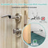 Long Door Stop, 5 Inch Wall Mount Door Stopper, Stainless Steel Brushed Satin Nickel Heavy Duty Door Holder