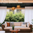 (2) Battery Operated Hanging Outdoor Chandelier, Battery Power Pendant Light, Gazebo Lights Outdoor Waterproof
