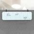 U Brands Magnetic Cubicle/Wall Glass Dry-Erase Weekly Calendar Board, 20 X 5.5 Inches, White Frosted Surface