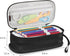 FINPAC Large Capacity Pencil Case, Pen Pouch Organizer for Women and Men, Office Supply Storage, Don't Touch