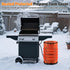 20LB (41-122F) Dreyoo RV Propane Tank Heater Blanket Thermostat Control and Timer Function, Waterproof & UV Resistant