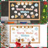 Boho Winter Bulletin Board Decorations, Hot Cocoa Cutouts for Christmas Classroom Decor