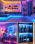 Dimmable, 5050 HitLights LED Strip Lights, Small LED Light Strips RGB Color Changing LED Tape Light with Remote