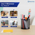 Neomate 4 Set Supplies-4, Metal Mesh Pencil Holder | Round Pen Cups For Stationery Desk Organizer | Pcs | Wire Makeup