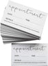 RXBC2011 Appointment Reminder Cards, Pack of 100 for Beauty Makeup Hair Nail Salon and Therapist
