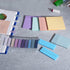 Pastel Transparent Sticky Notes, 550 Sheets, Morandi Clear Sticky Tabs, Translucent Page Flags, Office School Supplies