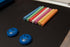 Navy Penguin Set 24 18 inch 1 14 (7 2 (24x18) Chalkboard - Framed Black Board x with Magnetic Eraser, Chalk Sticks
