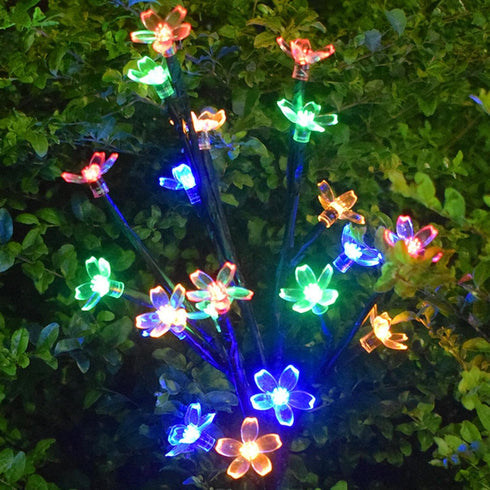 Generic Solar Lights with Flower Shape, Solars Garden Light Waterproof Ip42, Colorful Solar
