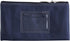 Lockable Bank Deposit Bag with Upgraded Zipper, Multi-Purpose Storage Zipper Pouch in Dark Blue
