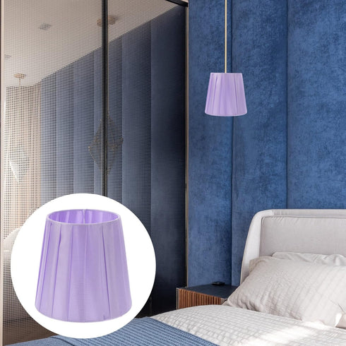 Kallory Modern Table Lamp Shade Light Weight Fabric Cover for Desk Bedside Lamps Easy to Install Elegant Design