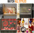 LED Note Board with Multicolor Light Control - 11.8 x 7.9 Inch Magnetic Acrylic Writing Board for Home, Office, School
