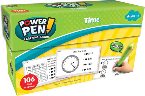 Teacher Created Resources Power Pen Learning Cards, Time, Medium