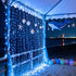 300 12 Dimmable, 75FT LED Blue Birthday Party Decorations String Lights with Modes Timer Waterproof Green Wire