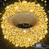 LJLNION 300 LED String Lights Outdoor Indoor, Extra Long 98.5FT Christmas Lights,