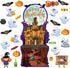 Halloween Classroom Bulletin Board Decorations - Cutouts Trick or Treat Pumpkin, Bat, Witch, Ghost, Castle