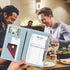 Server Book with Zipper Pocket for Waitress, Cute Waiter Server Wallet, Booklet Restaurant Waitstaff Organizer, Serving