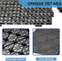 EVANCENT 8Pack Drainage Interlocking Floor Tiles, Non-Slip Pool Deck Drain Tiles for Flooring, Soft PVC Splicing