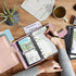 A6 Set x8, x45, x12 x42, 6-Ring 7.4"x 5.7'' Harphia Budget Planner Refills Value with Black Envelope Budget Refill