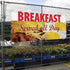Sign Destination 4 Grommets 24x36Inches Vinyl Banner Multiple Sizes Breakfast Served All Day Restaurant Cafe B