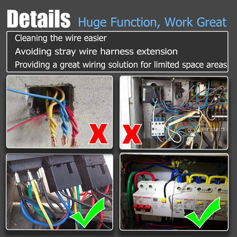 166 Pcs AWG12-2/0 Wire Ferrules Assortment Kit, Tinned Copper Crimp Connector Sleeves Non Insulated