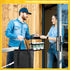 6 Reusable Cup Drink Carrier with Handle and Insulated Bag for Hot and Cold Drink/Food, Foldable Plastic Cup Holder