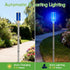 Kiinfendly 5 PCS Solar Driveway Markers, Solar Powered Driveway Lights on Poles, Outdoor Landscape Reflectors for Snow