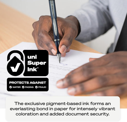 Uni-Ball Jetstream RT Pens, Pack of 3, Black Fine Point, 0.7mm