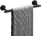 Nolimas Matte Black Bath Towel Bar, Classic Wall Mounted Towel Rack, SUS304 Stainless Steel, 16 Inches