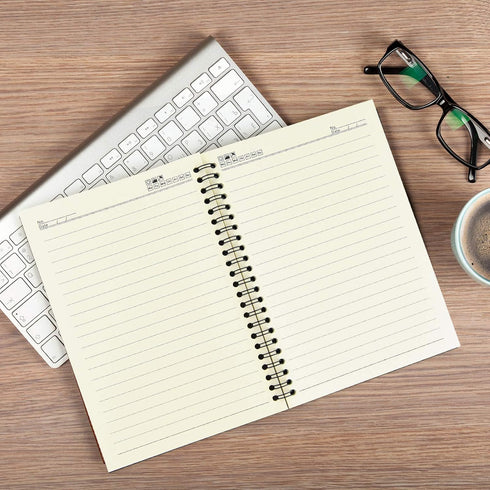 Zealor 6 Pack Soft Cover Notebooks, 8.3 x 5.5 inches, Lined Paper, 120 Pages, Memo Notepads for Office, School, Travel