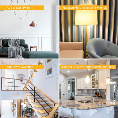 Suraielec Single Wireless Remote Control Wall Switch - Programmable and Expandable (Remote Only)
