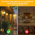 EvaStary Dusk to Dawn Yellow Bug Light Bulbs Outdoor, A19 LED Yellow Bulb for Porch Lights, 4 Pack