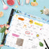 Gannyfer Large Desk Calendar 2024-2025, 18 Month Calendar Jul 2024 - Dec 2025, 22" x 17" Desktop Pad for Planning